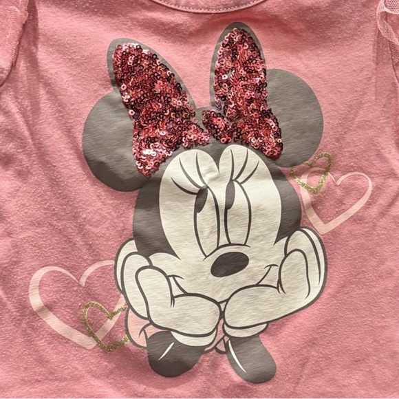 Disney Pink Minnie Mouse Kids T-Shirt 2T - Picture 4 of 4